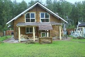 Продам дом из оцилиндрованного бревна 200м2, Москва 14 км от МКАД Город Уфа